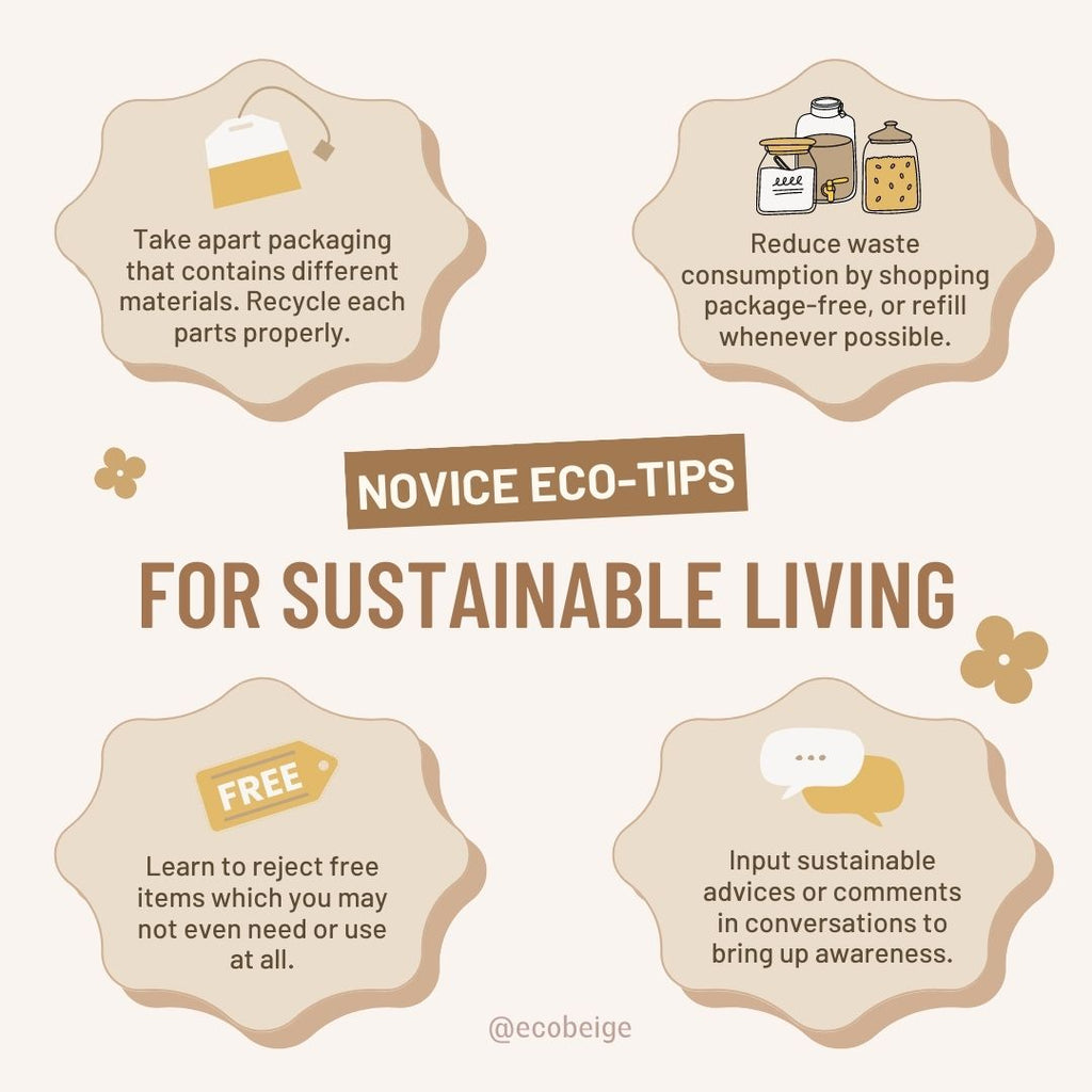 Eco Tips other than “Use what you already have” and “Bring your own reusables”