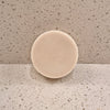 Eco Beige cream color conditioner bar in eucalyptus peppermint scent. Made locally in Vancouver