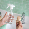 Cut through that tough soapy grime and leave your bathroom sparkling and smelling fresh with this dissolvable bathroom spray cleaning tablets! Helps eliminates the need to buy another plastic bottle cleaner! The tablet is formulated with eco-friendly, vegan, and biodegradable ingredients which puts no harm to our planet and health! It will leave your area with fresh, invigorating blend of earthy eucalyptus and crisp, cool spearmint.