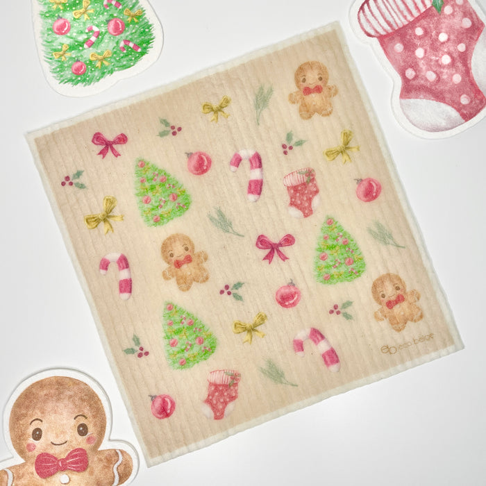 Merrycute Christmas Sponge Cloth