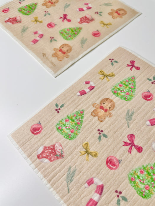 Merrycute Christmas Sponge Cloth