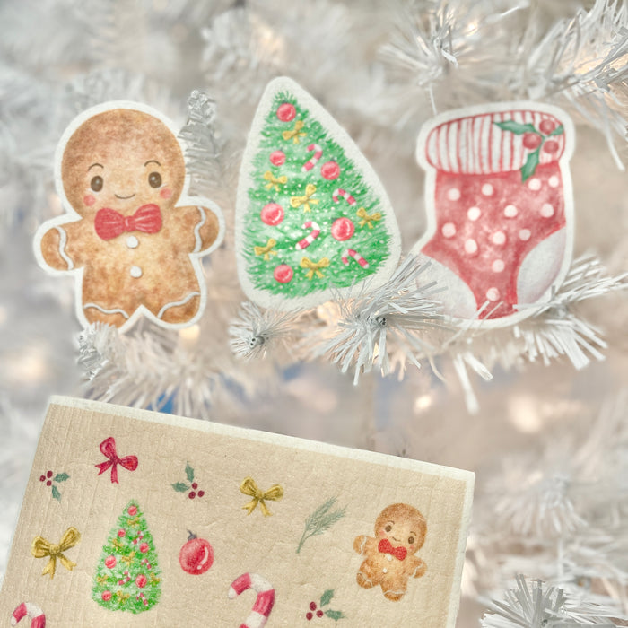 Merrycute Christmas Sponge Cloth