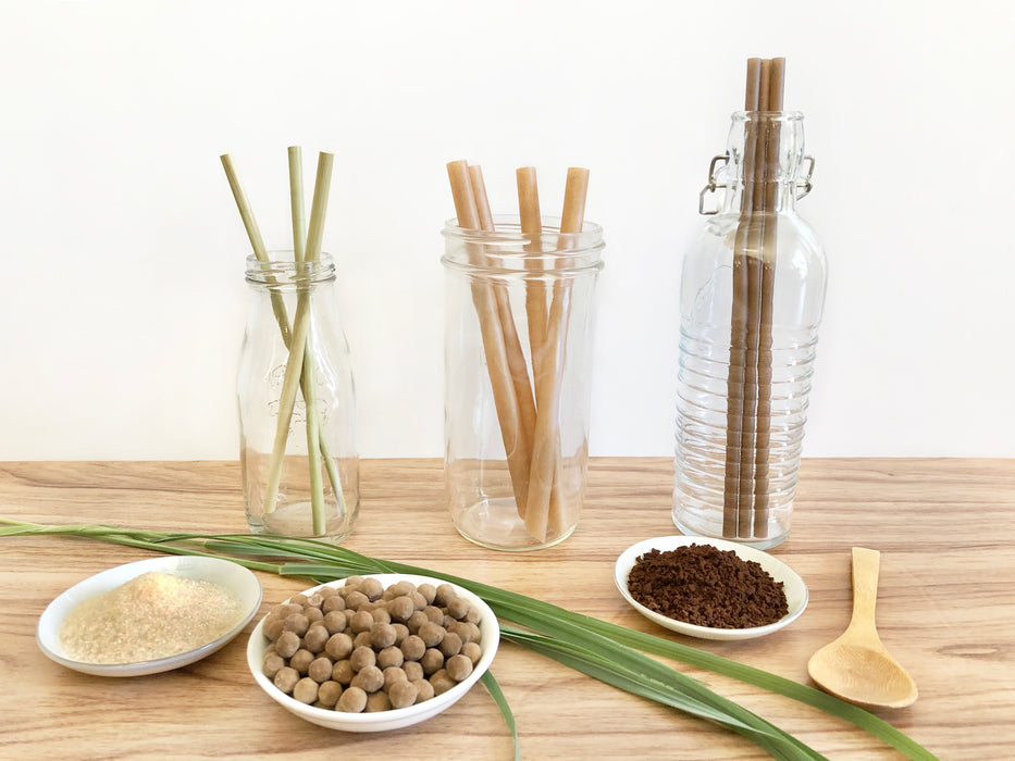 100% Biodegradable Coffee Ground Straw | 0.31 x 8.25 | Wholesale