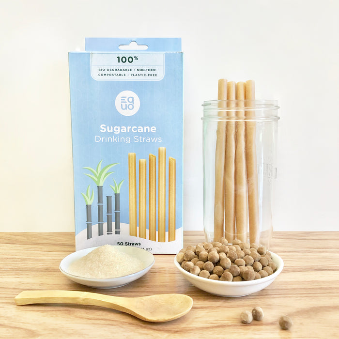 Bamboo Boba Straw for Bubble Tea - Straw Free