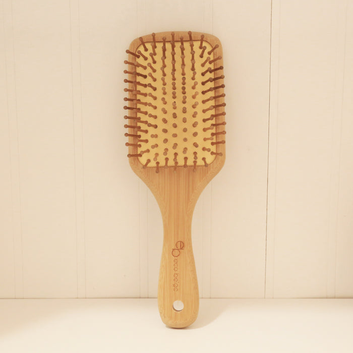 Paddle Hair Brush with Rubber Handle