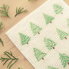 This fun Christmas Tree Swedish Sponge Cloth is a great addition to a more sustainable home. Sponge cloth is one of the most incredible and eco-friendly house cleaning tool. It replaces up to 17 paper towel rolls, preventing lots of single-use waste in the household. The cloth is also super absorbent, great for picking up liquid spill. It is machine washable and dries super quickly leaving no odor behind! Remember, it is also fully compost when it's time to replace one!