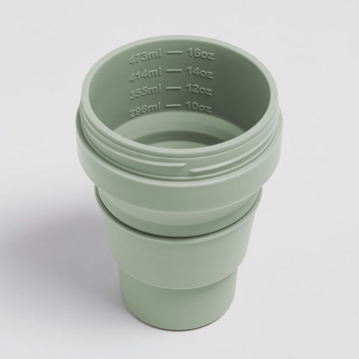STOJO Jr Collapsible Travel Cup with Straw for Kids - Sage Green, 8oz /  250ml - Leak-Proof Reusable …See more STOJO Jr Collapsible Travel Cup with