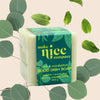 Eucalyptus scented natural solid dish soap from Make Nice Company. 